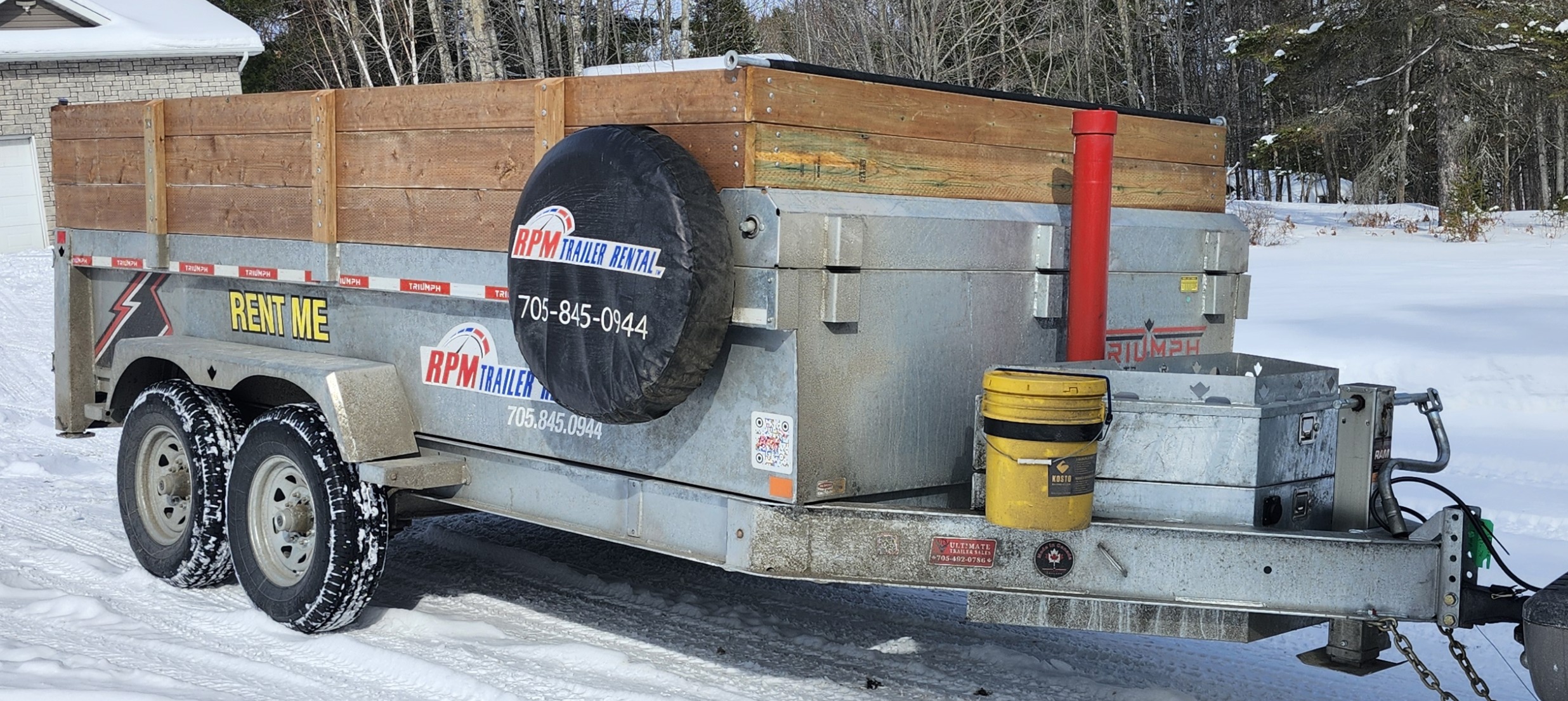 14 FT Dump Trailer 7 Tone Capacity 14 FT Dump Trailer 7 Tone Capacity